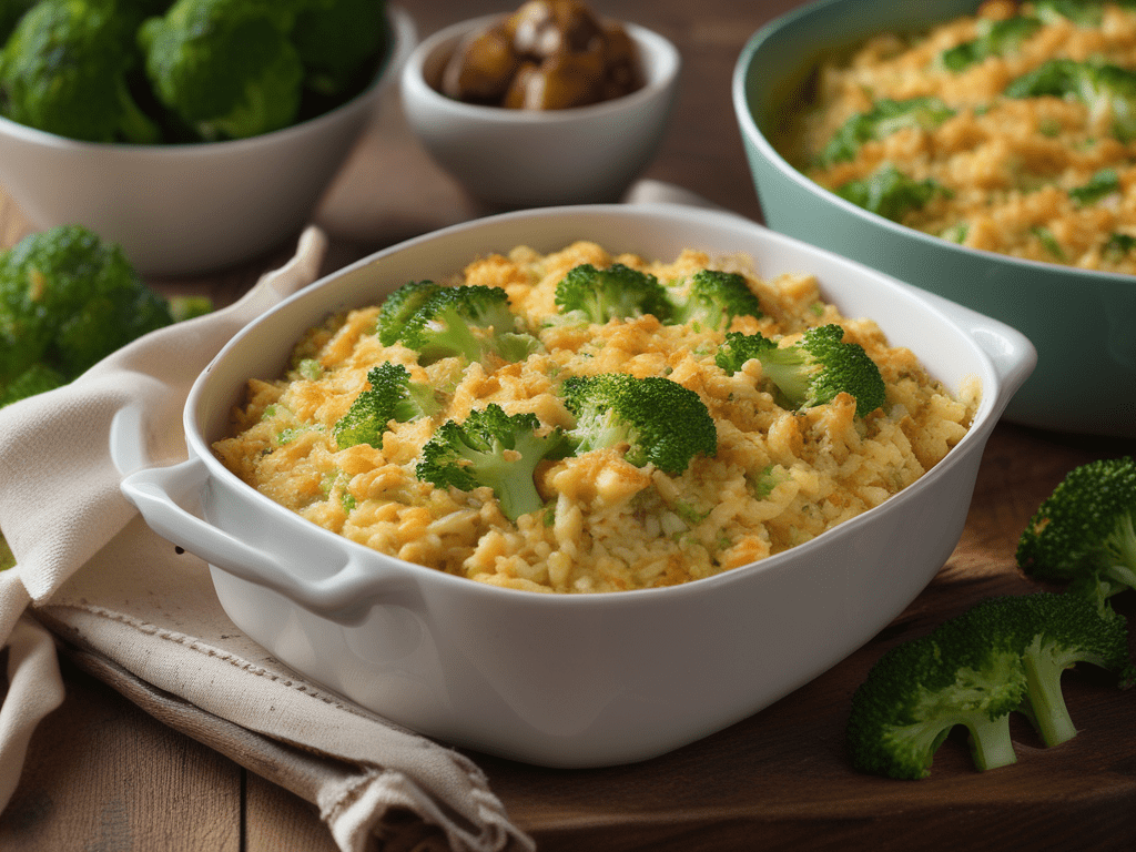 Cheesy Broccoli and Rice Casserole: A Beginner’s Delight