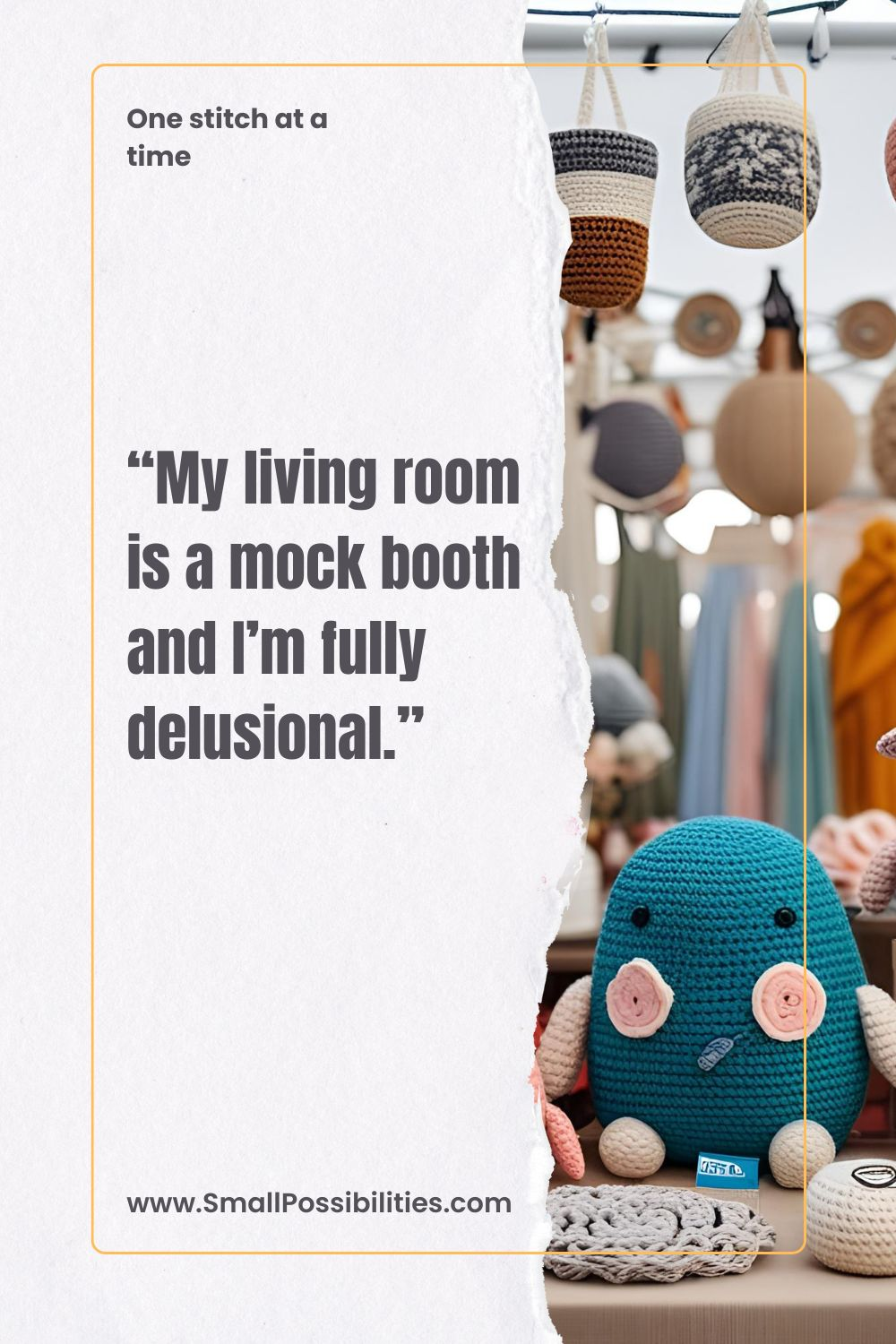 No booth? No problem. I turned my living room into a vendor practice zone and started visualizing my market table early.