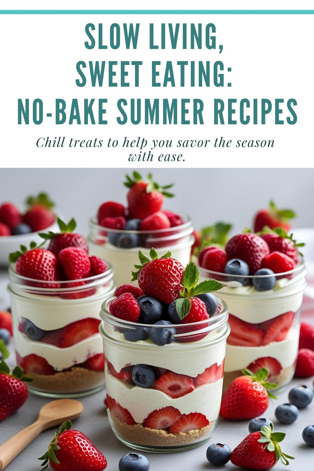 These no-bake berry cheesecake jars are layered with crushed graham crackers, whipped cream cheese filling, and fresh summer berries. They’re the perfect make-ahead treat for backyard dinners or slow mornings that deserve something sweet.