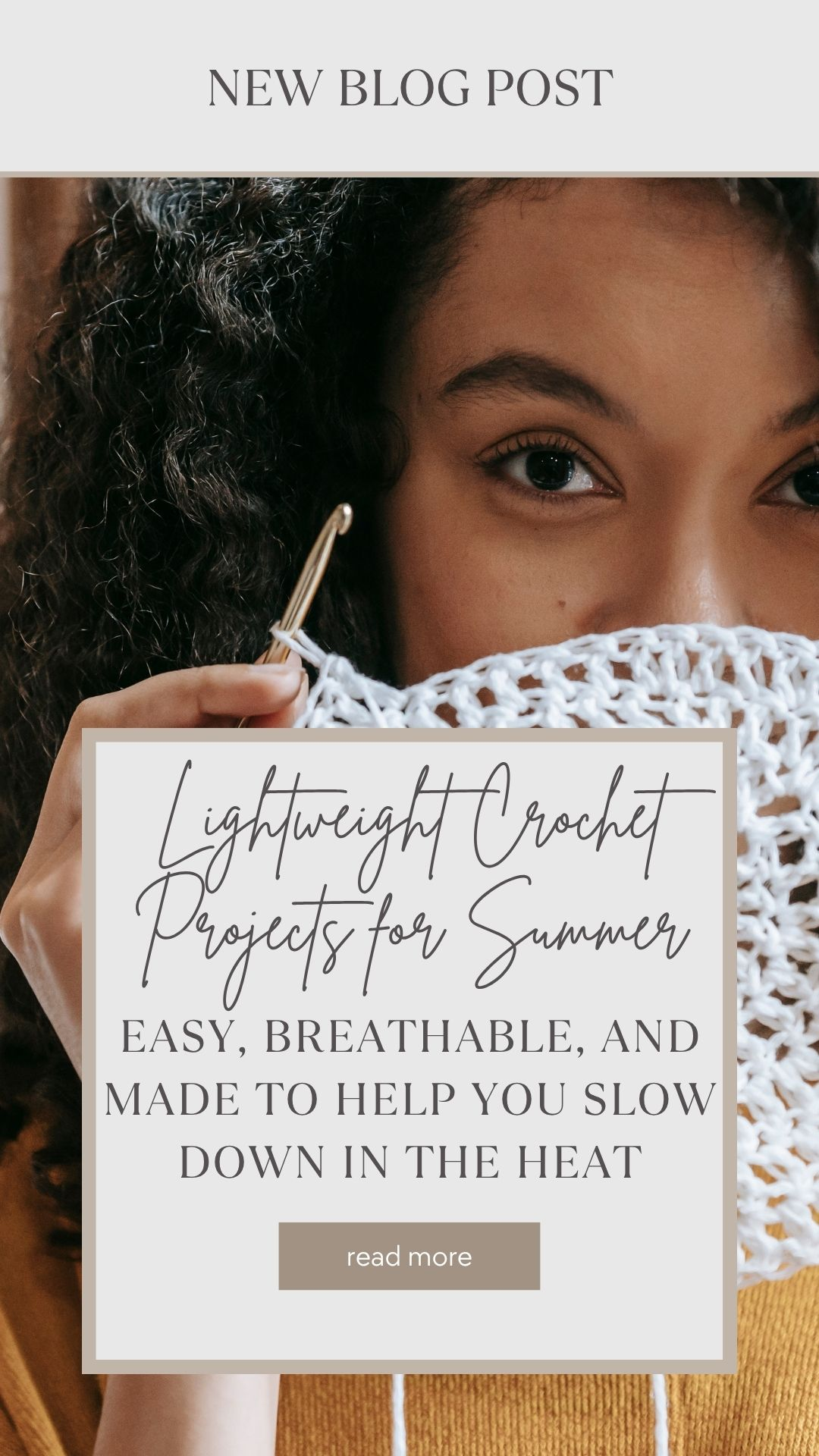 Breathable yarns and openwork stitches make these lightweight projects perfect for staying creative, even when the temperature climbs. These are the pieces I reach for when I want to slow down without overheating.