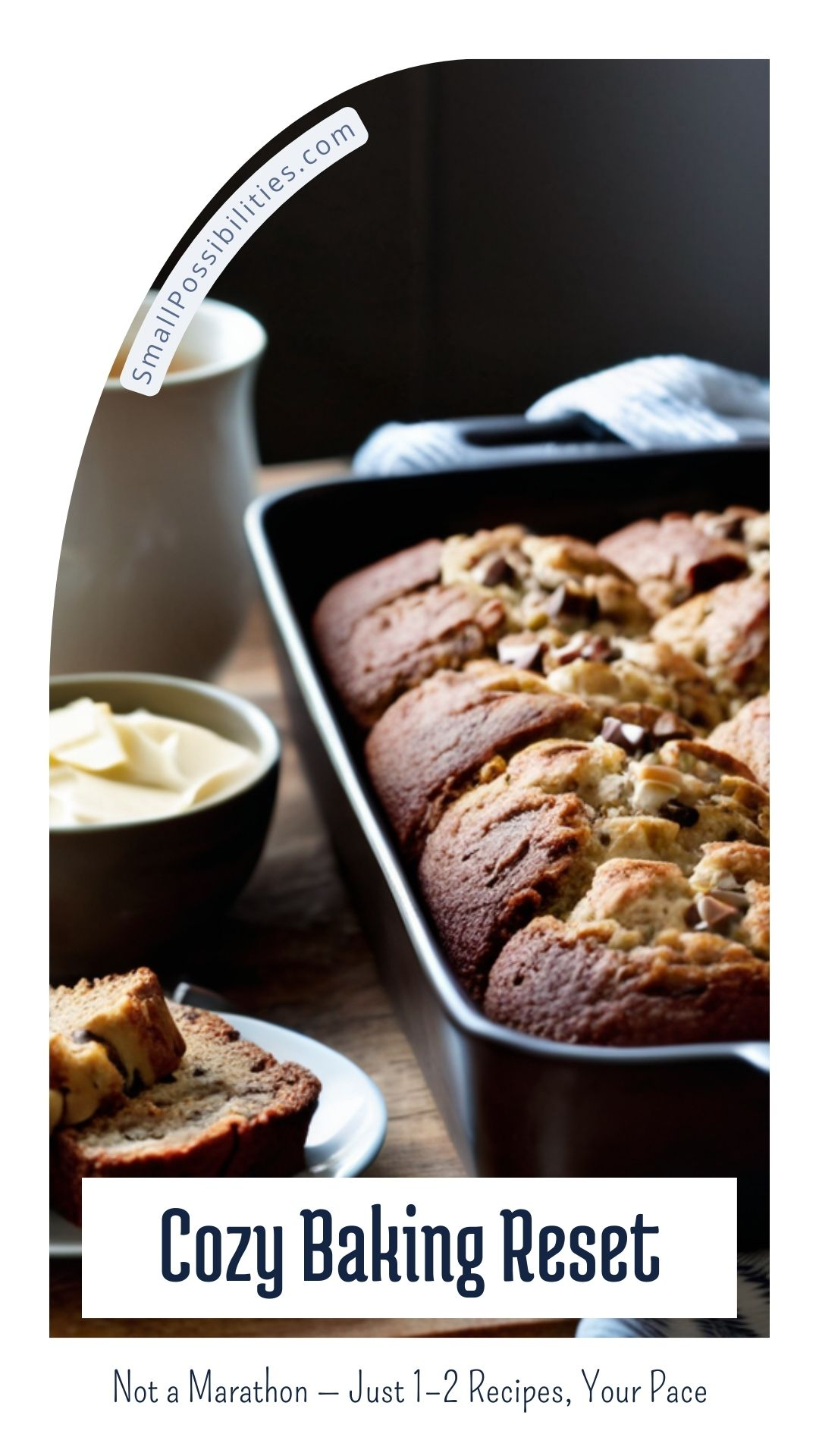 Cozy baking reset to bring peace to your kitchen. 🍌🍫