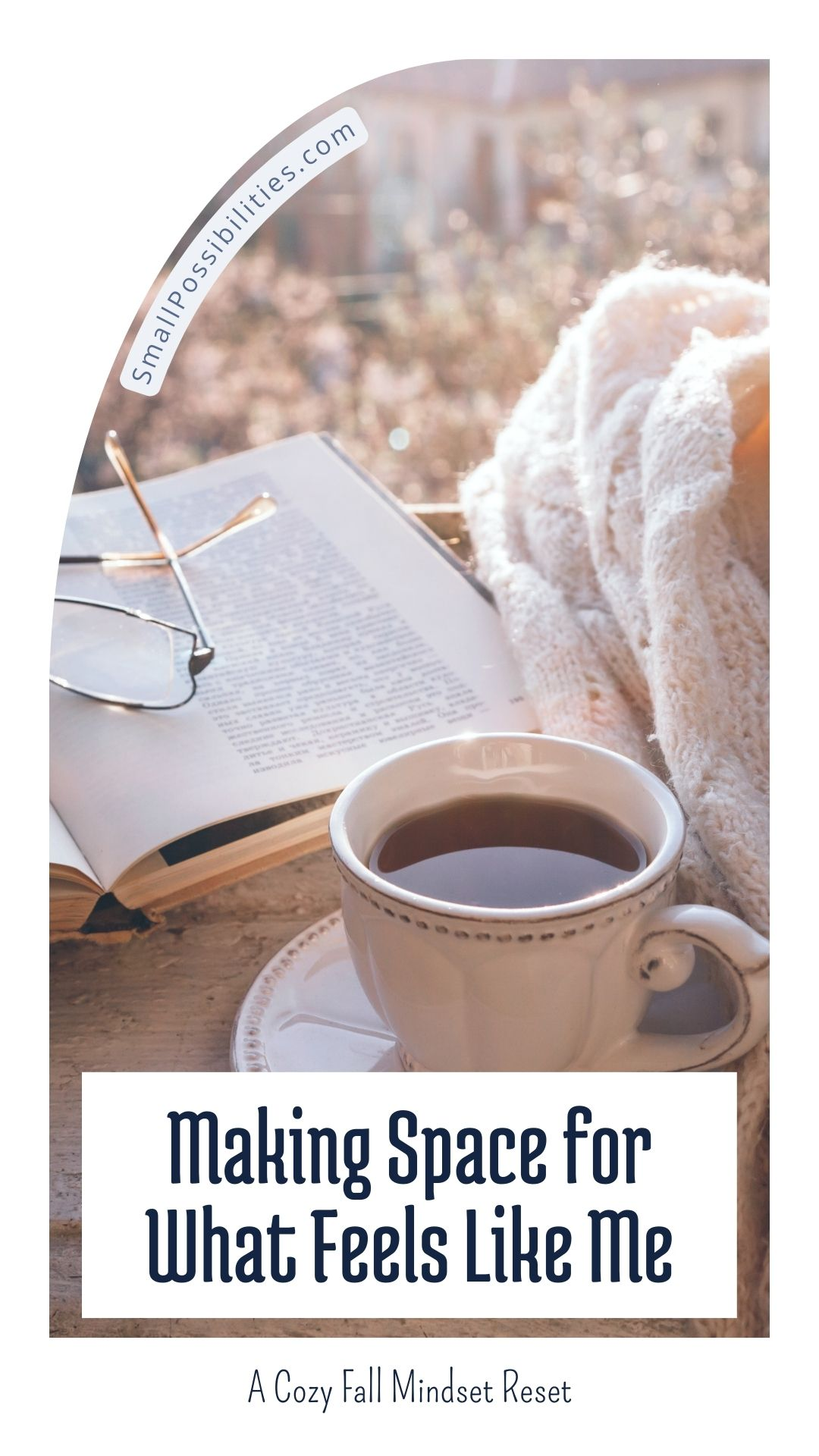 ☕ Wrapped in a blanket, tea in hand, and giving myself permission to slow down. This season is about making space for what feels like me.