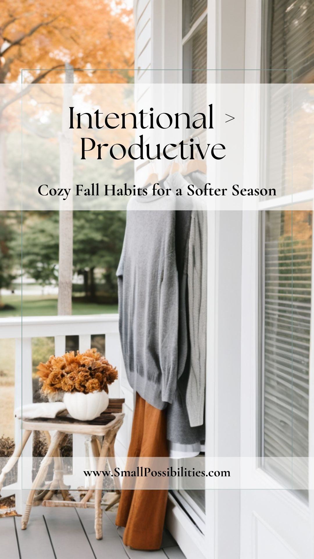 🌻 Fall isn’t about doing more—it’s about doing what matters. Let’s trade the pressure for presence with cozy habits that feel like you.